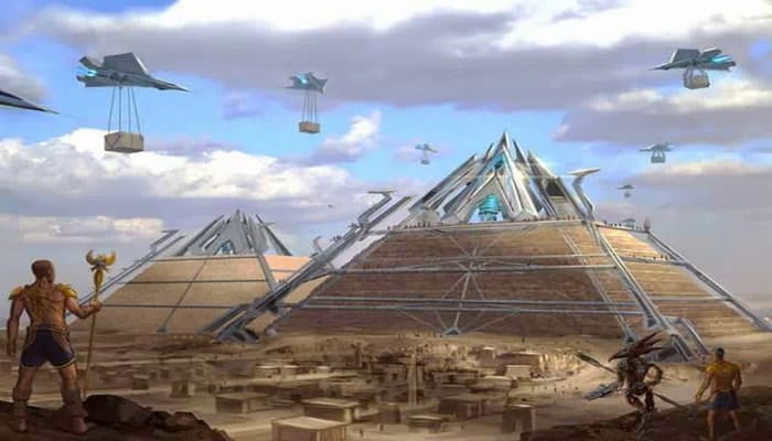aliens pyramids
